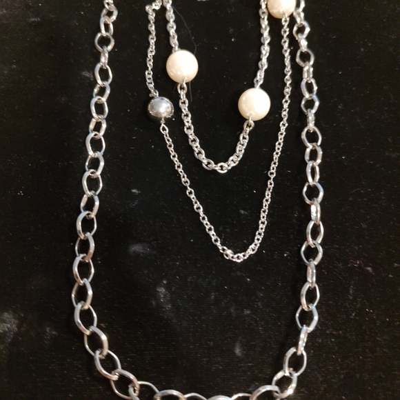 Premier Designs | Jewelry | Premier Design Multi Strand Faux Pearl Long ...